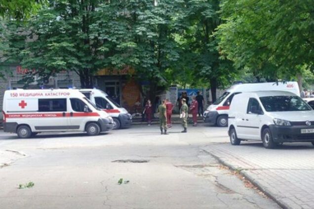 Взрыв в Луганске