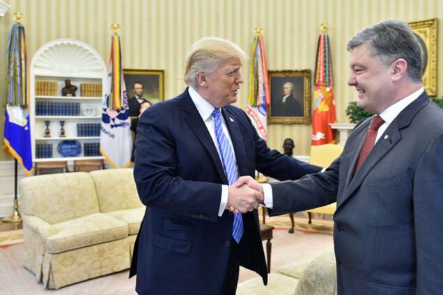 Петр Порошенко и Дональд Трамп