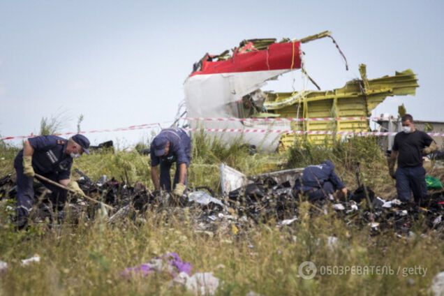 Сбитый на Донбассе Boeing-777