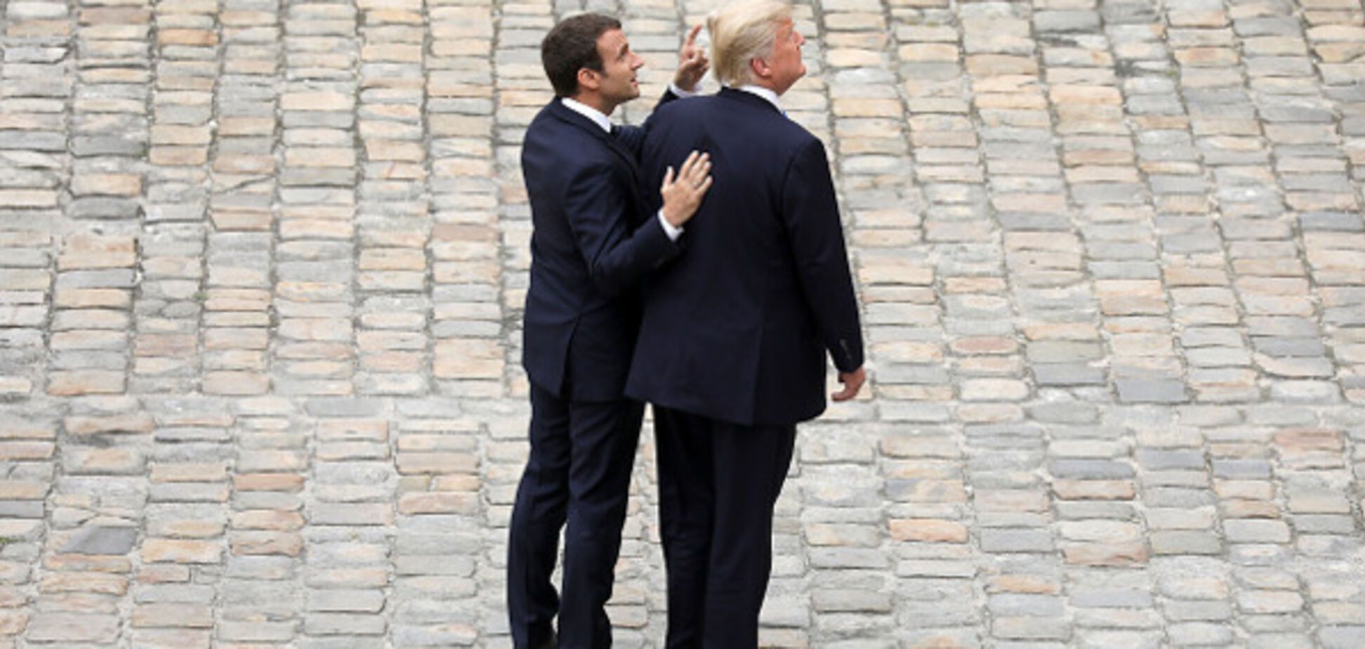 Дональд Трамп і Еммануель Макрон