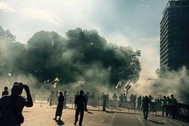 Протесты под Радой