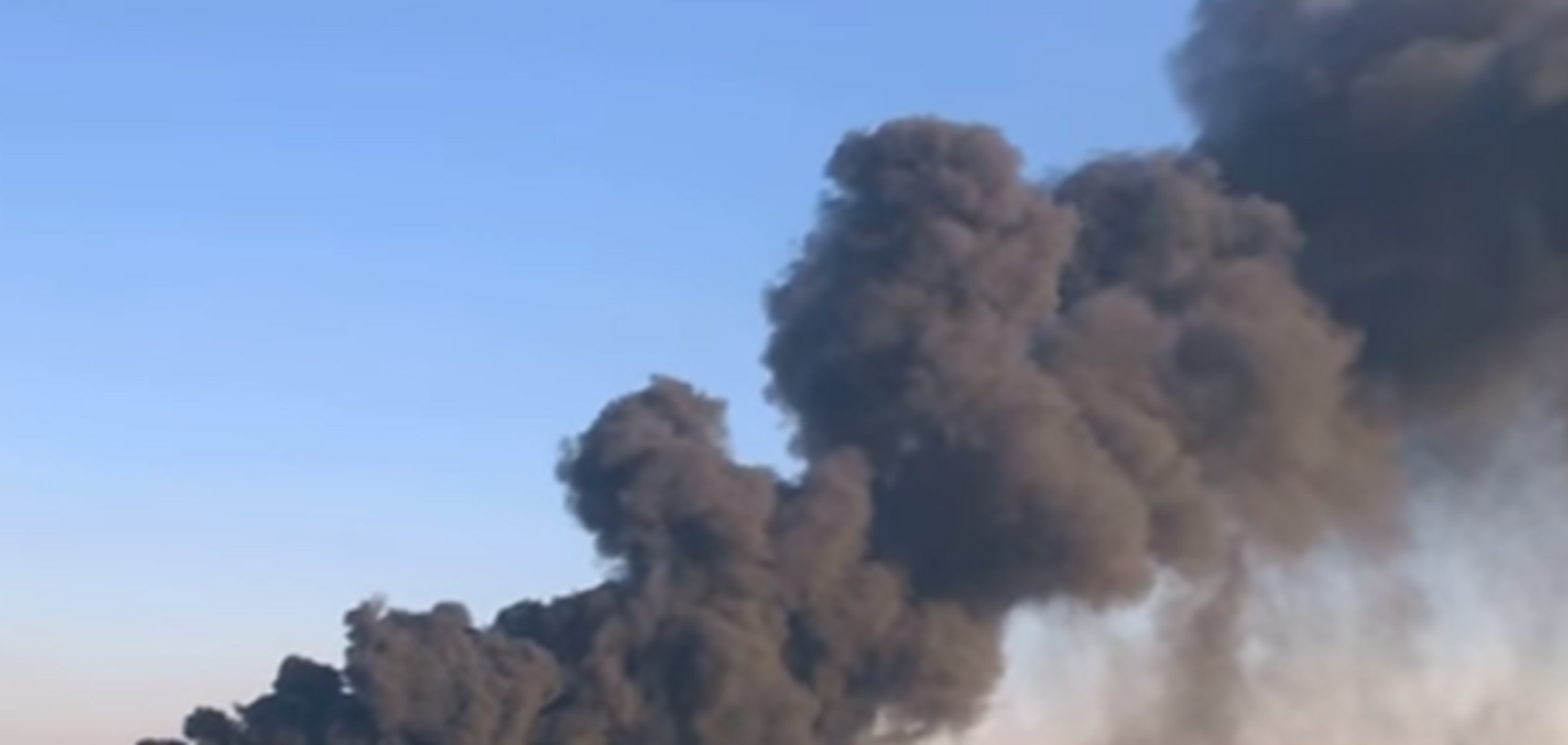 Пожар возле свалки в Большой Коренихе