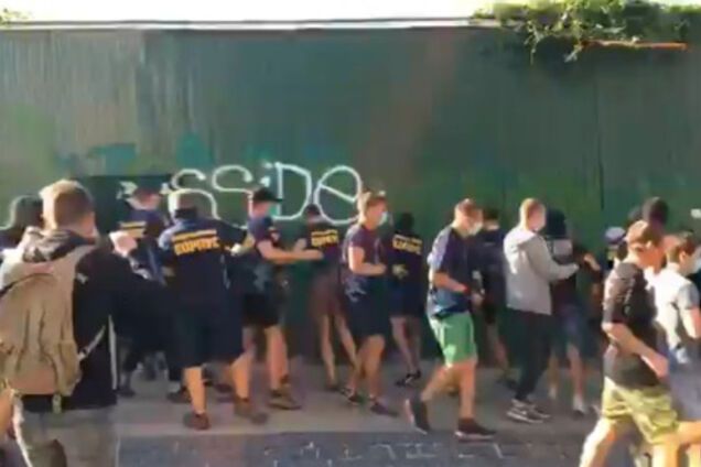 Стройка на Андреевском спуске