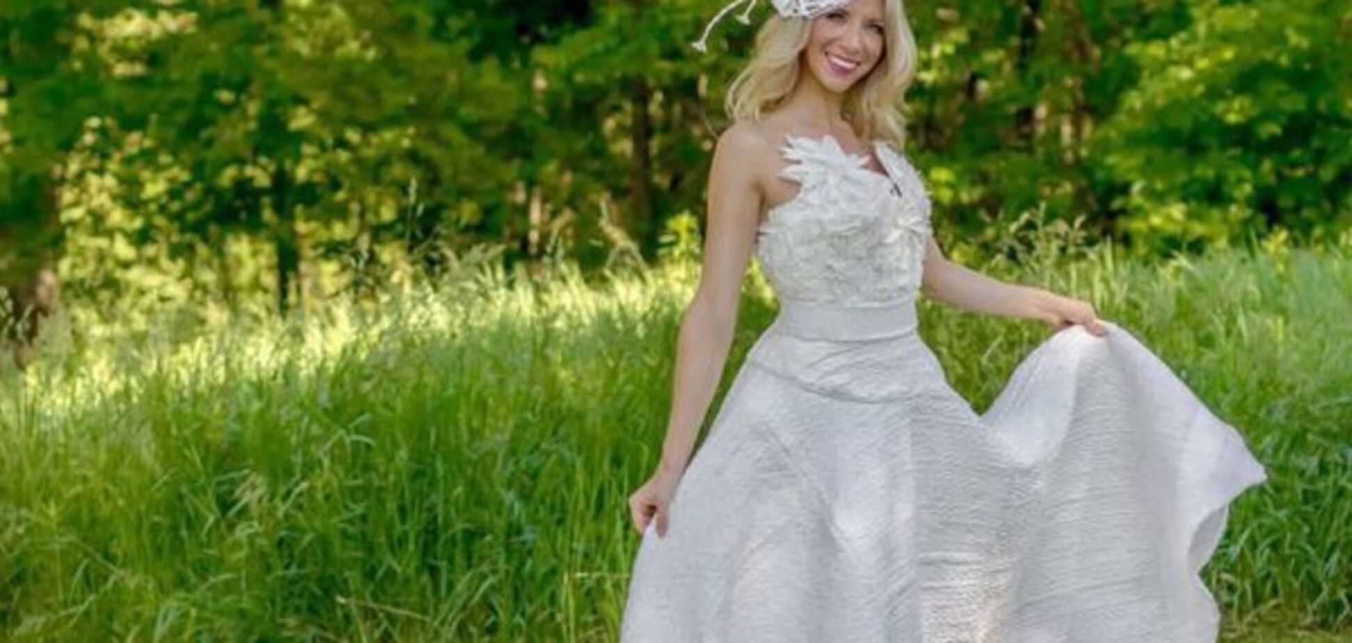 Свадебные платья из туалетной бумаги