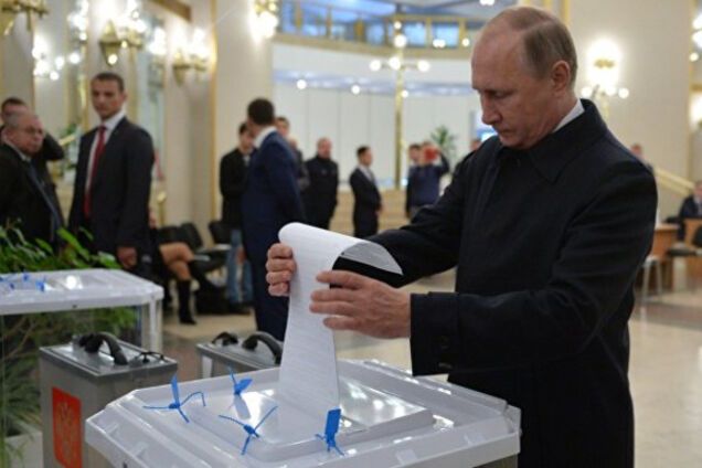 путин голосует