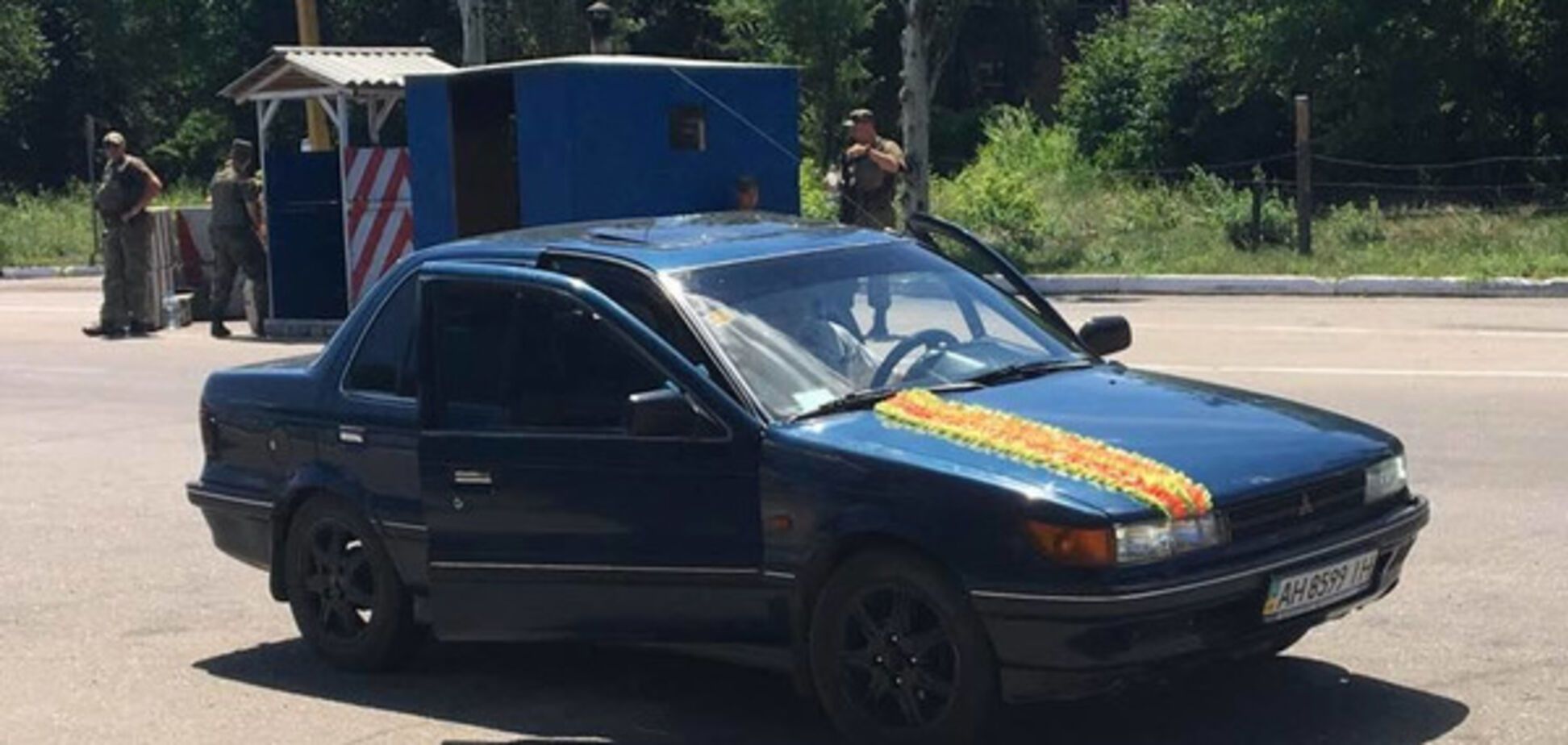 Блокпост в Славянске