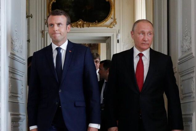 Макрон путин
