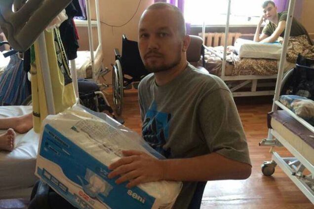 'Асвабадителям Дамбаса' - пачка памперсов