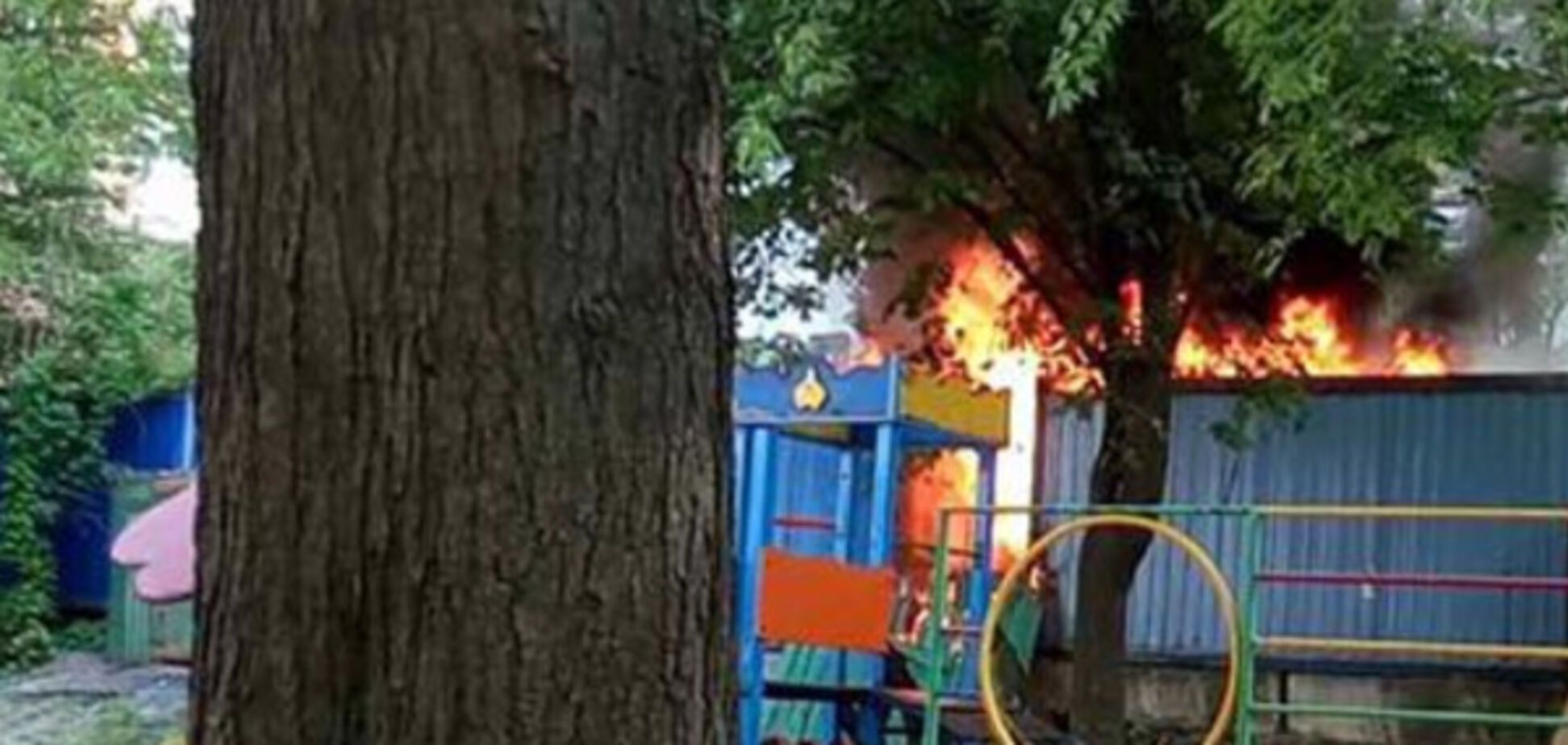 Пожар в Киеве