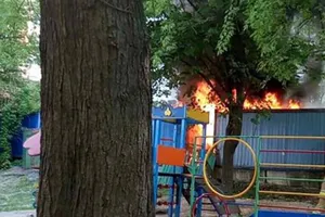 Пожар в Киеве