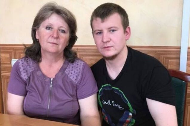 Агеев с матерью