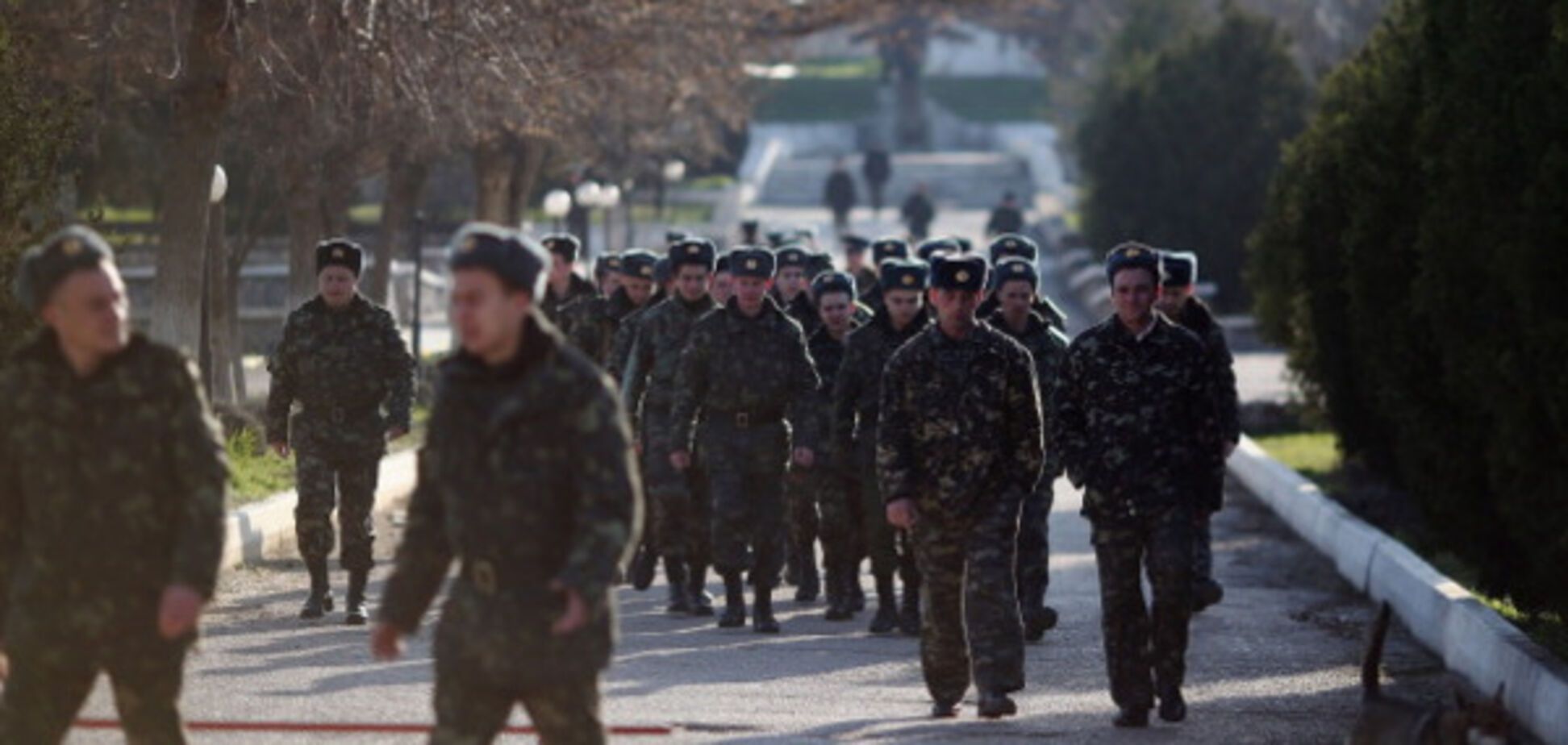 Украинские военные в Крыму 2014