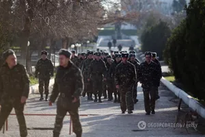 Українські військові в Криму 2014