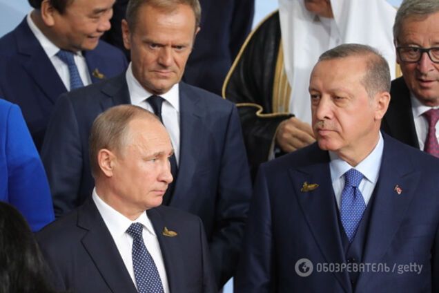 Владимир Путин и Реджеп Эрдоган