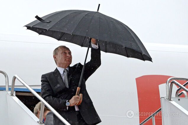 путин зонтик
