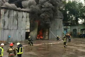 Пожар в Киеве