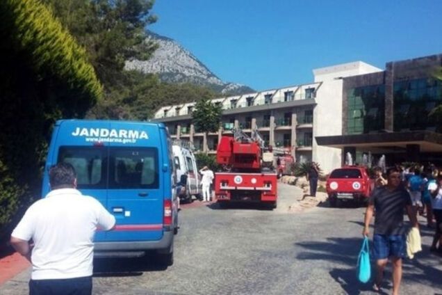 Пожар в Турции