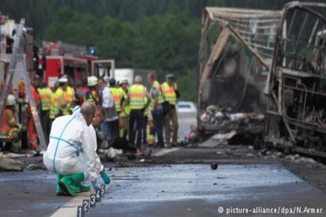 Аварія автобуса в Баварії: 18 загиблих