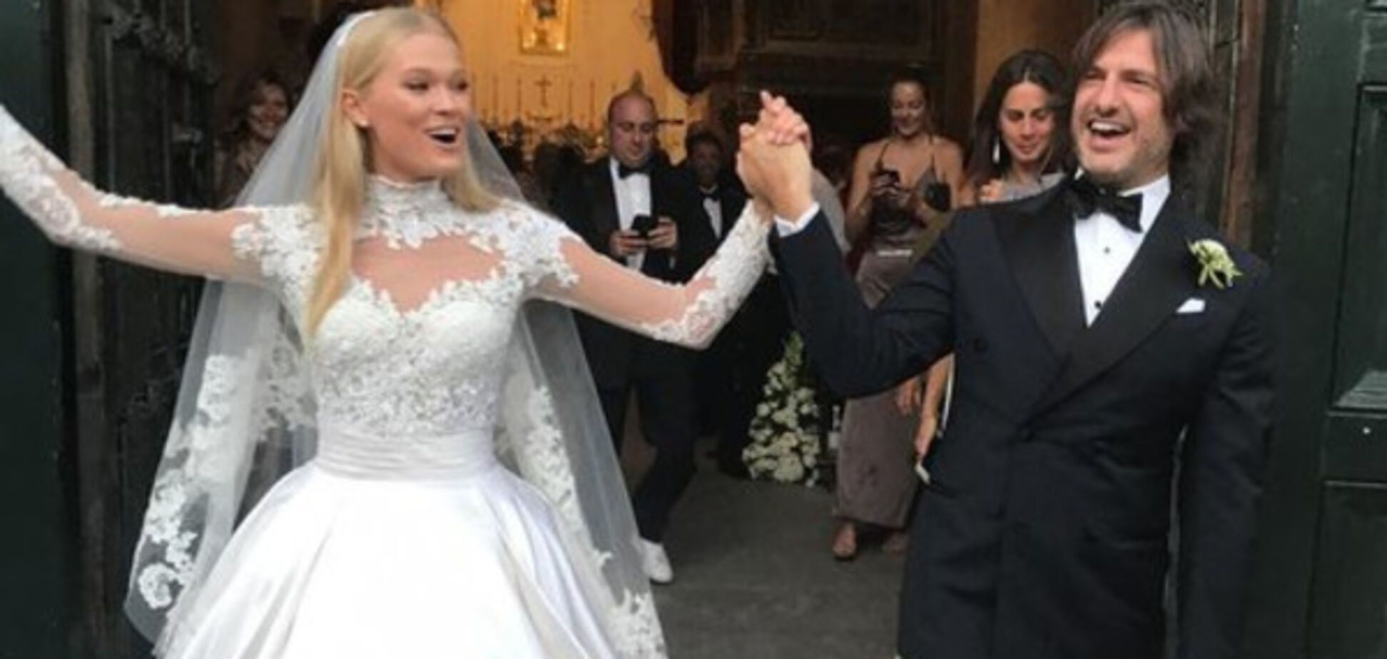 Пишне весілля італійського мільйонера з топ-моделлю з РФ