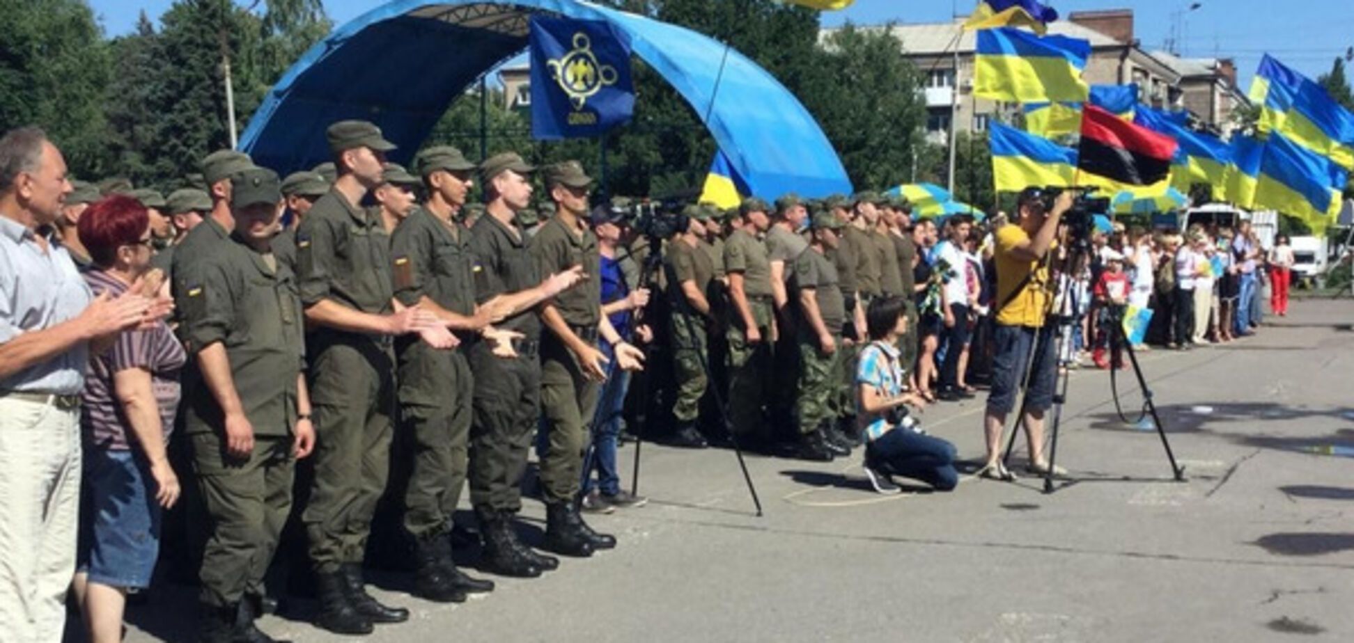 Славянск, 2017, празднование дня освобождения от террористов