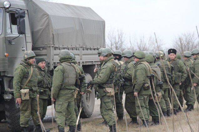 Российские оккупанты в Крыму