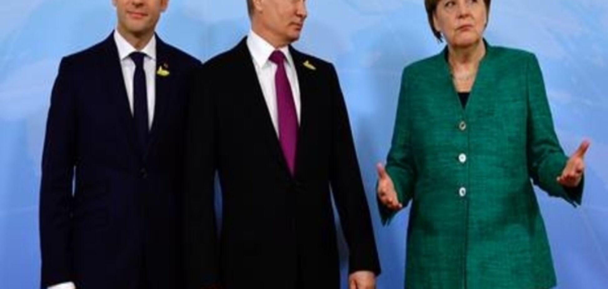 Меркель, Макрон та Путін погодились щодо важливості втілення перемир'я на Донбасі