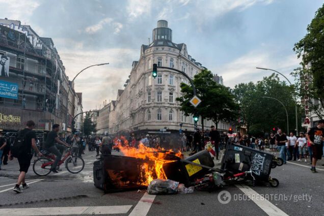 Массовые беспорядки в Гамбурге