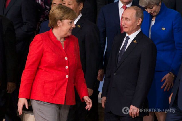 Меркель и Путин