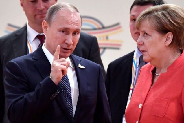 Владимир Путин и Ангела Меркель