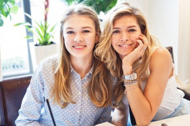 Віра Брежнєва з дочкою