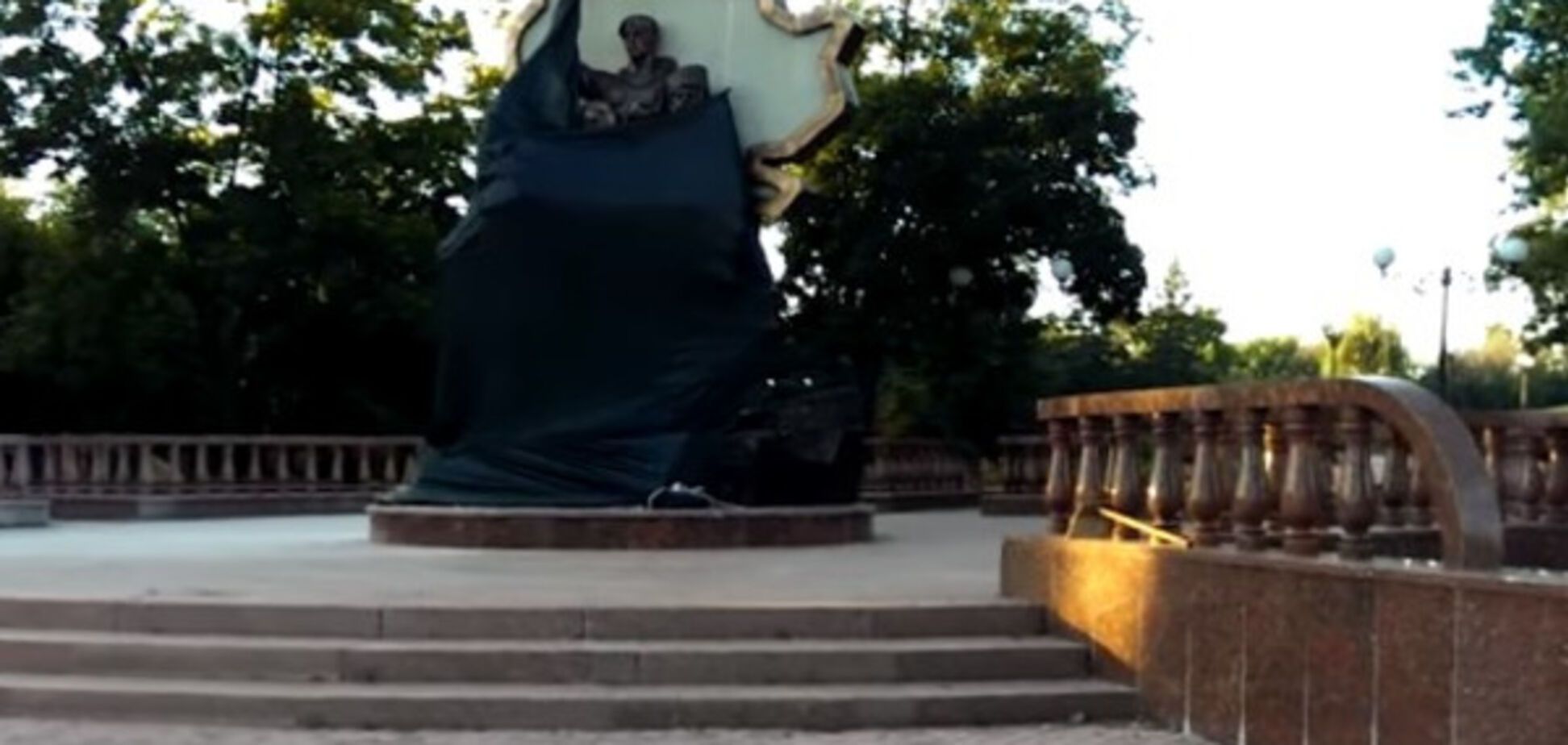 Взрыв в Луганске