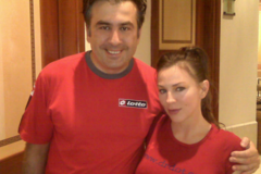 Саакашвили и массажистка