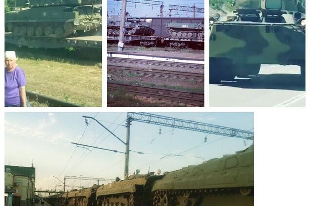 Опять 'заблудились'? В сети показали фото российских танков у границ Украины