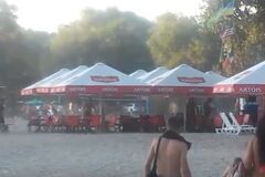 Кровавую перестрелку на пляже в Полтаве сняли на видео
