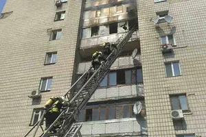 Пожар в Киеве