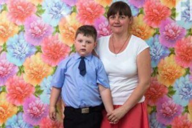 Ольга Макаренко з сином
