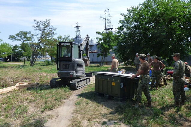 Будівництво Штатами бази ВМС в Україні: з'явилися перші фото