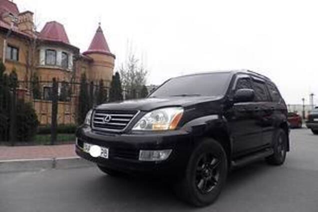 Лексус угнали полиция