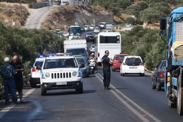 Аварія в Греції