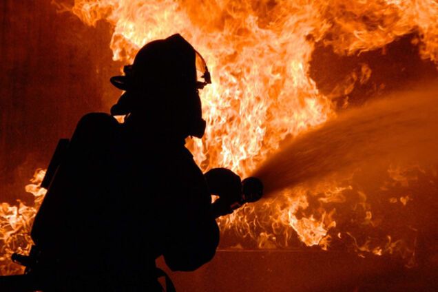 Пожар в Киеве