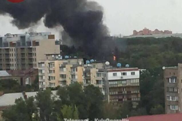 Пожар в Киеве
