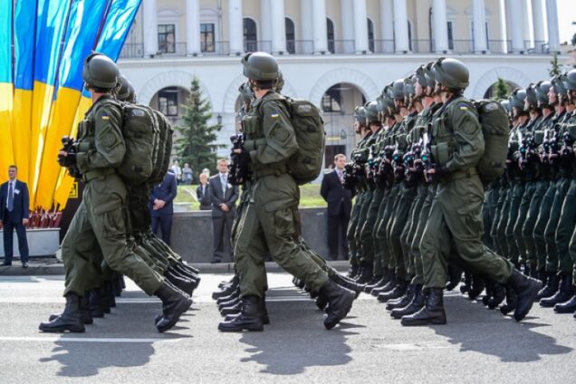 Военный парад в Киеве