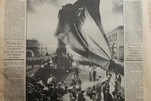 газета "INDEPENDENT", путч 1991, Москва