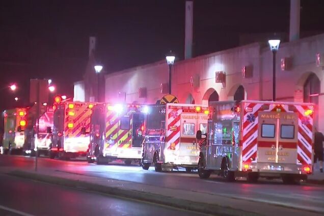 Столкновение поездов в США