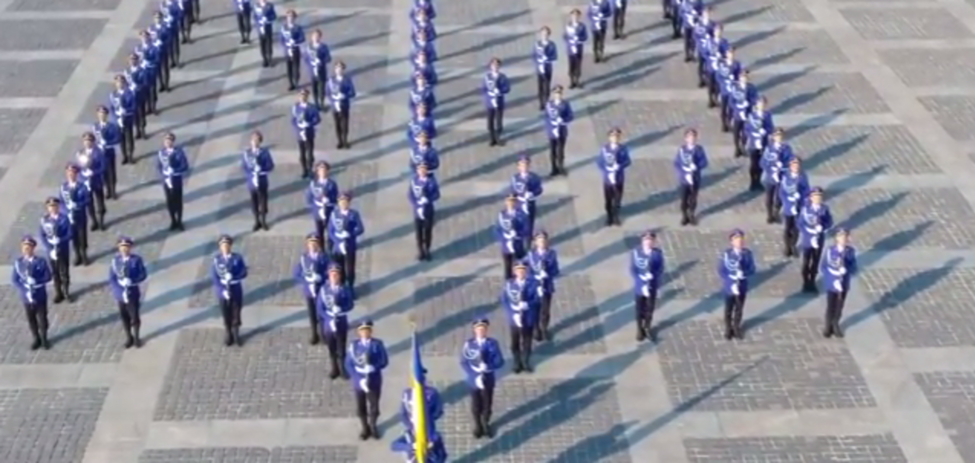 Нацгвардія влаштувала патріотичний флешмоб в честь Дня Незалежності України