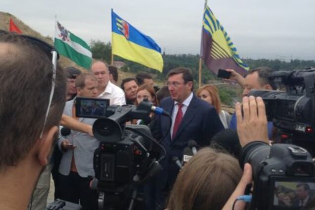 На запорожскую Хортицу прибыл Юрий Луценко