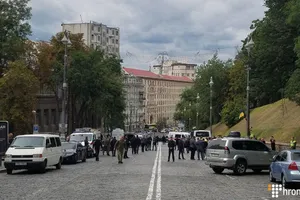 Вибух в центрі Києва: з'явилося відео з місця НП