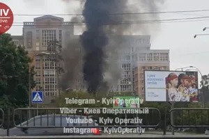 Пожар в Киеве