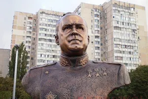 постамент Георгію Жукову, Одеса, знесений