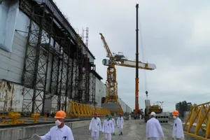 Керівнику компанії, що зводить Арку на ЧАЕС, присвоїли звання заслуженого будівельника